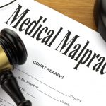 What was the most common injury sustained in a malpractice case?